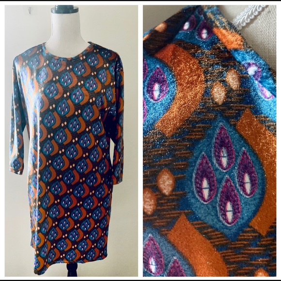 Anthropologie Aryeh Velvet Shift Dress NWT sz M